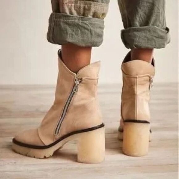 Free People Jack Zip Ankle Boots US 7 - Picture 1 of 15